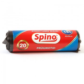 Prügikotid SPINO 15L, 8mic,...
