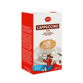 Piim Tere Cappuccino 3,2
% 1L